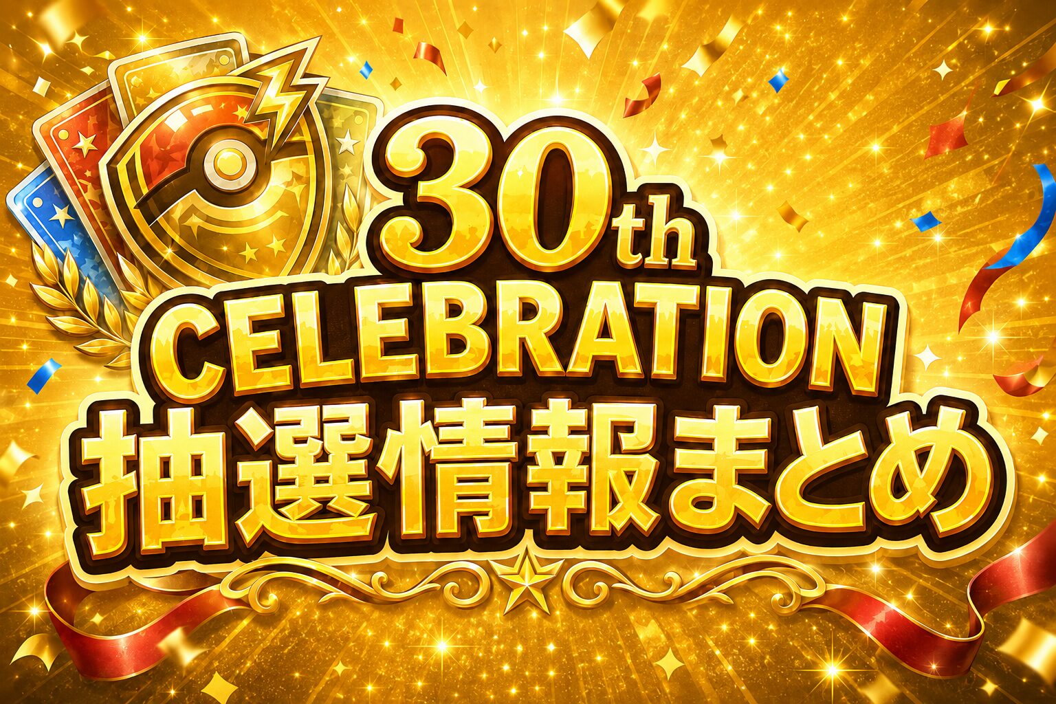 ポケモンカード30周年記念の抽選倍率は過去最高？2026年最新の応募動向とプレミア必至の限定Box争奪戦
