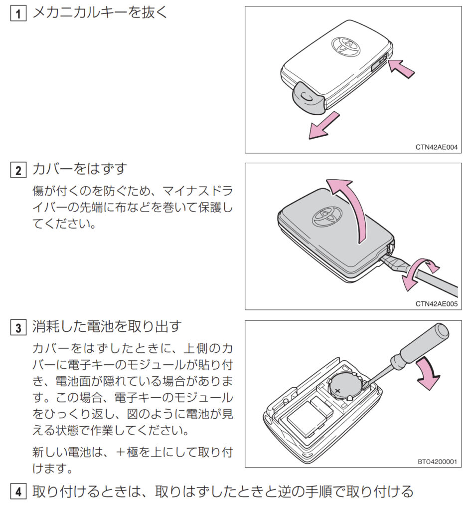 車のキー電池交換は自分で簡単！反応しない時の緊急始動と費用比較