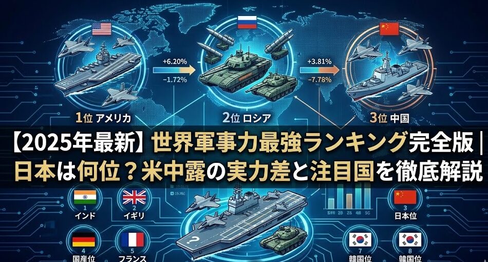 【速報】 軍事 力 ランキング 日本 2026年最新プロフィール #653