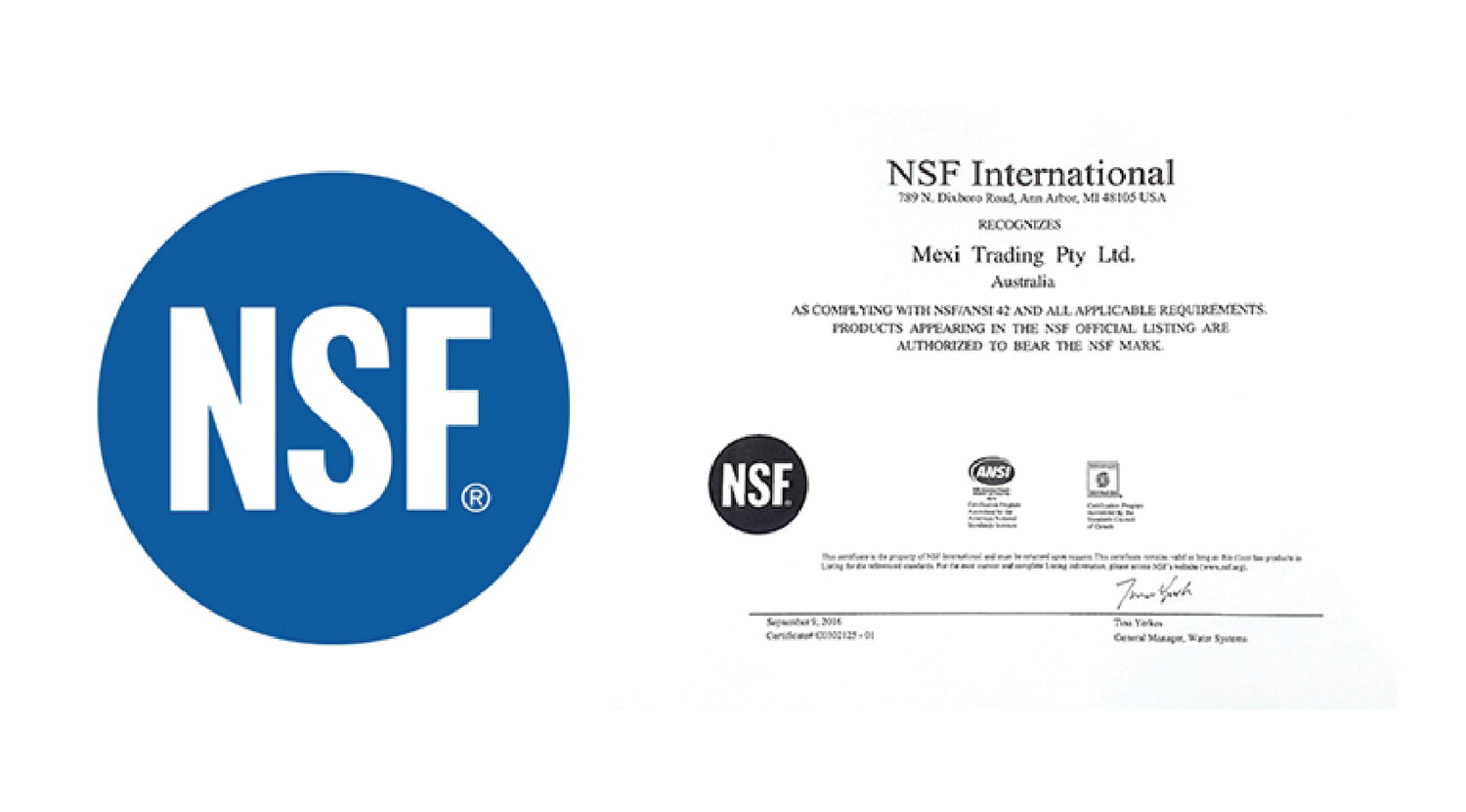 Nsf International Water Filter Certification