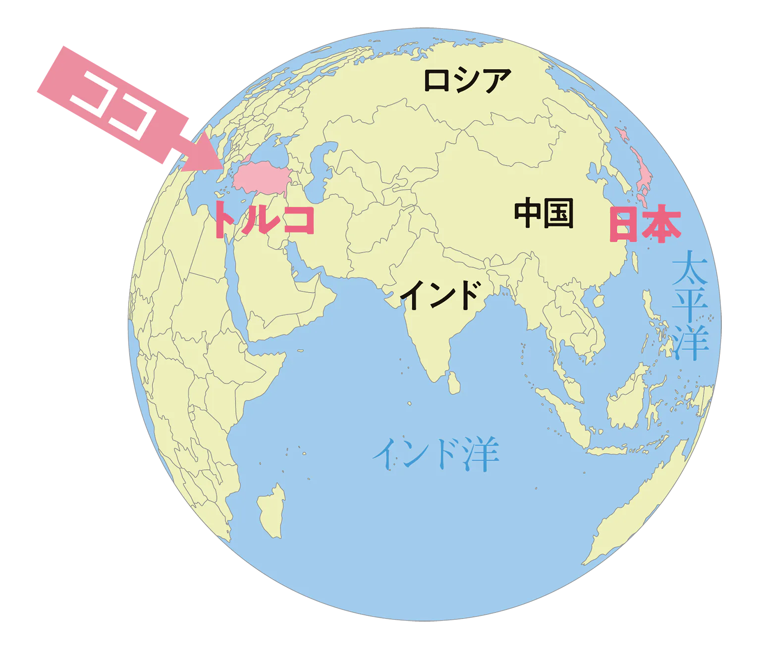 トルコの場所は世界地図のどこ？アジアと欧州の境界を徹底解剖