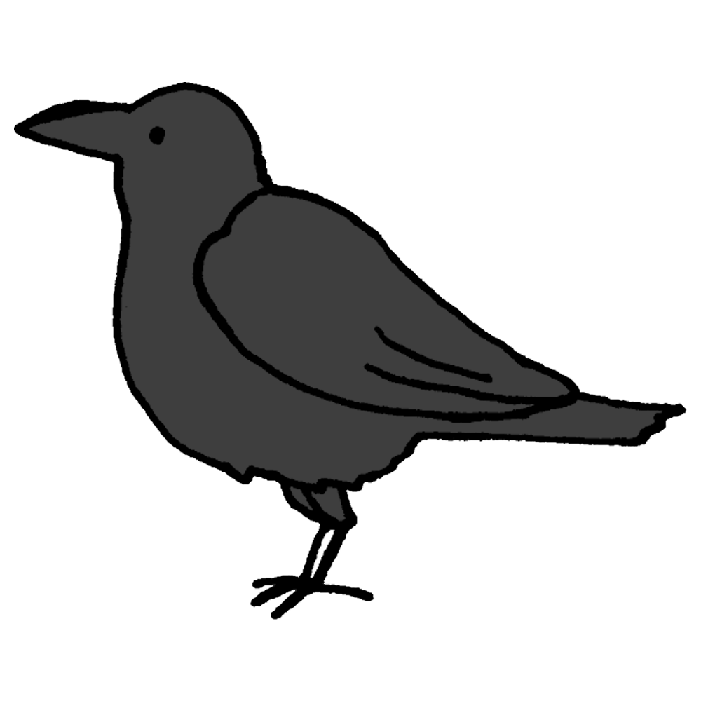 商用無料カラスのイラスト決定版！可愛い透過Pngから描き方まで解説
