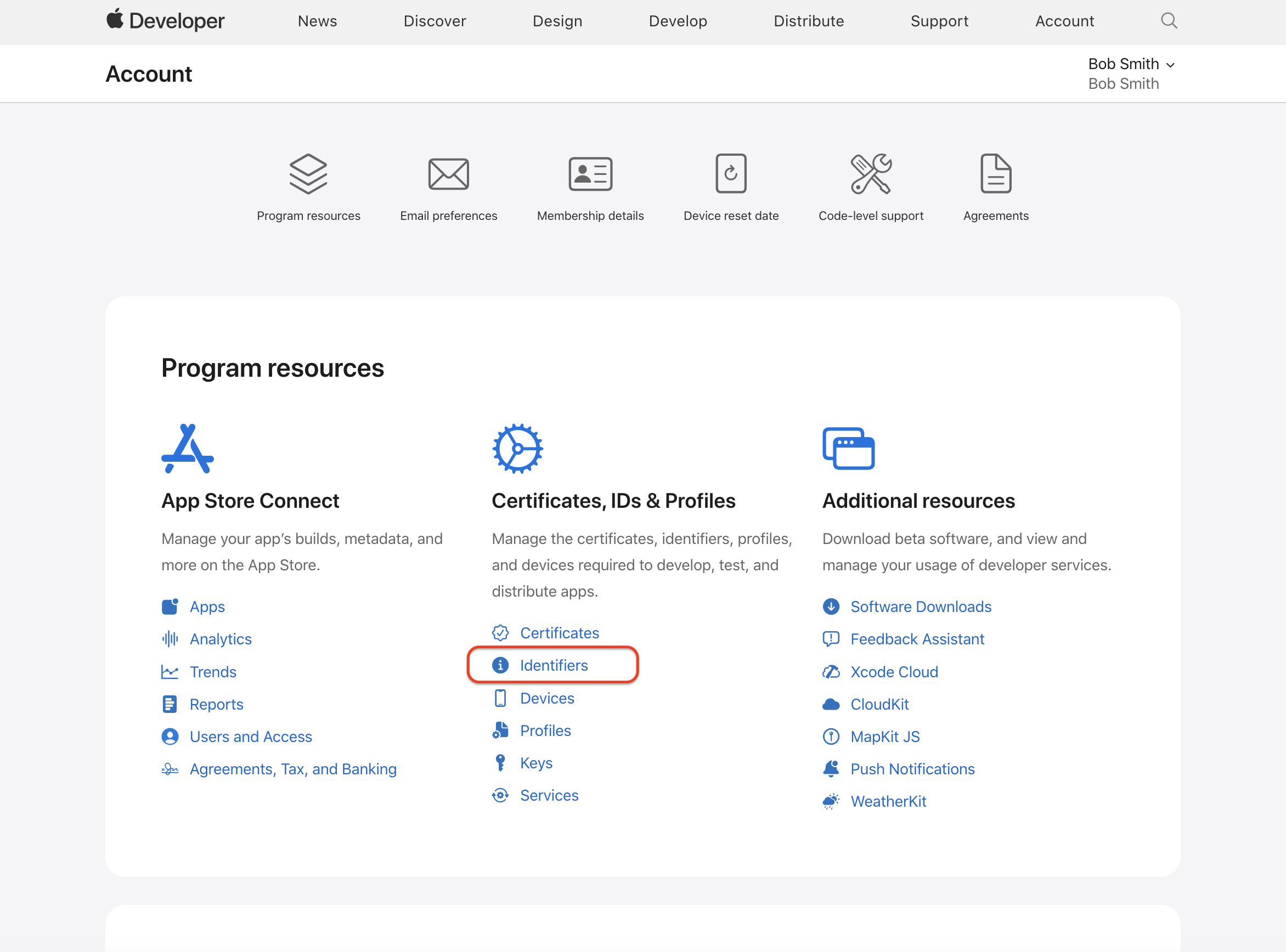 Apple Developer Console Login