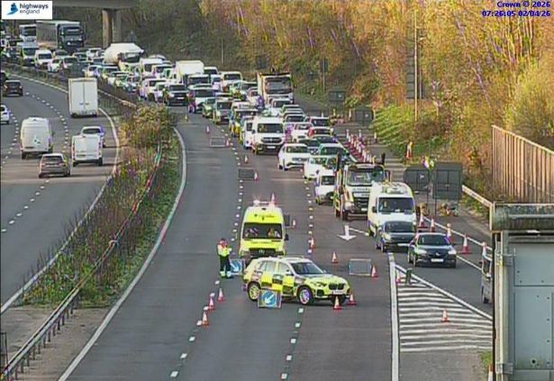 M23 Northbound Closed Near Gatwick Airport After Serious Crash