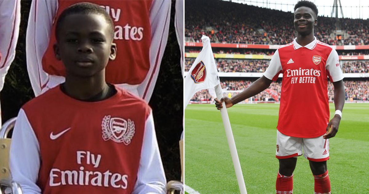 Who Did Saka Play for Before Arsenal