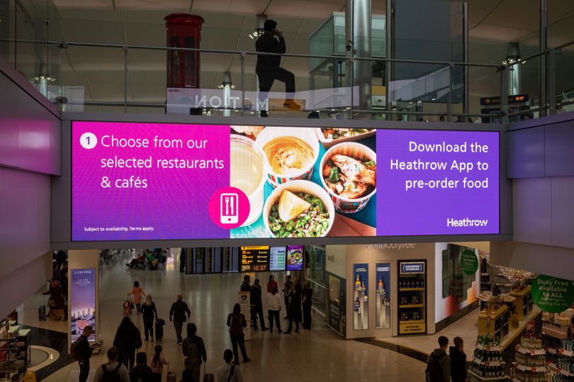 Food at Heathrow Airport Terminal 4