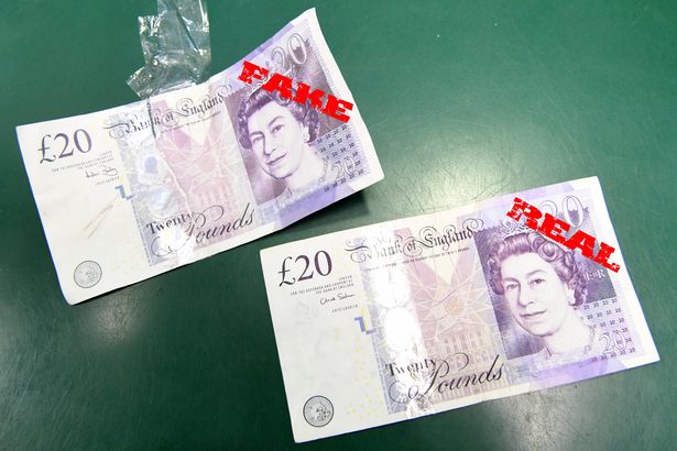 How to Spot a Fake 20 Pound Note