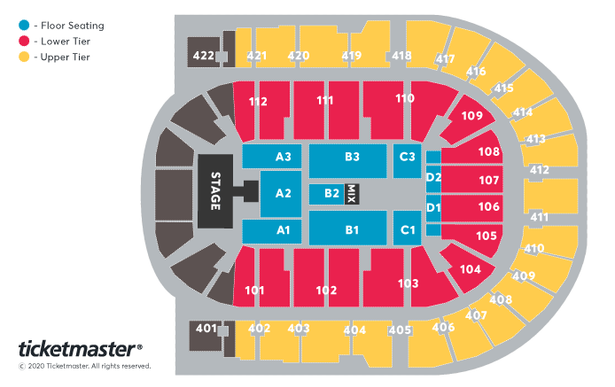 How Many Seats in the 02 Arena
