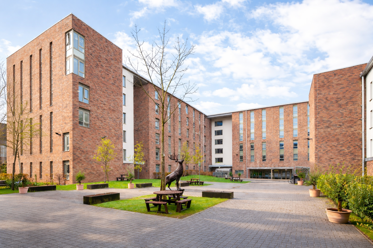 Foundry Courtyard - Student Accommodation Glasgow