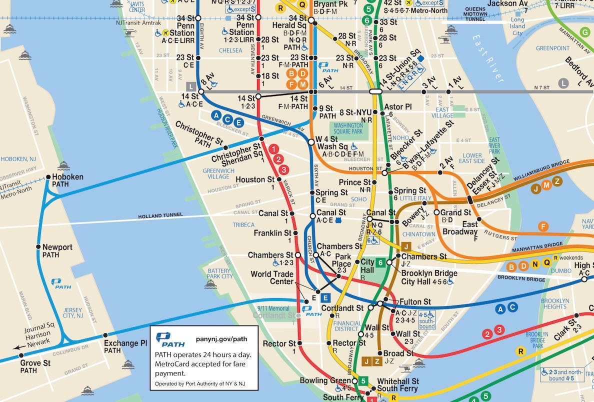 Subway from New Jersey to Nyc