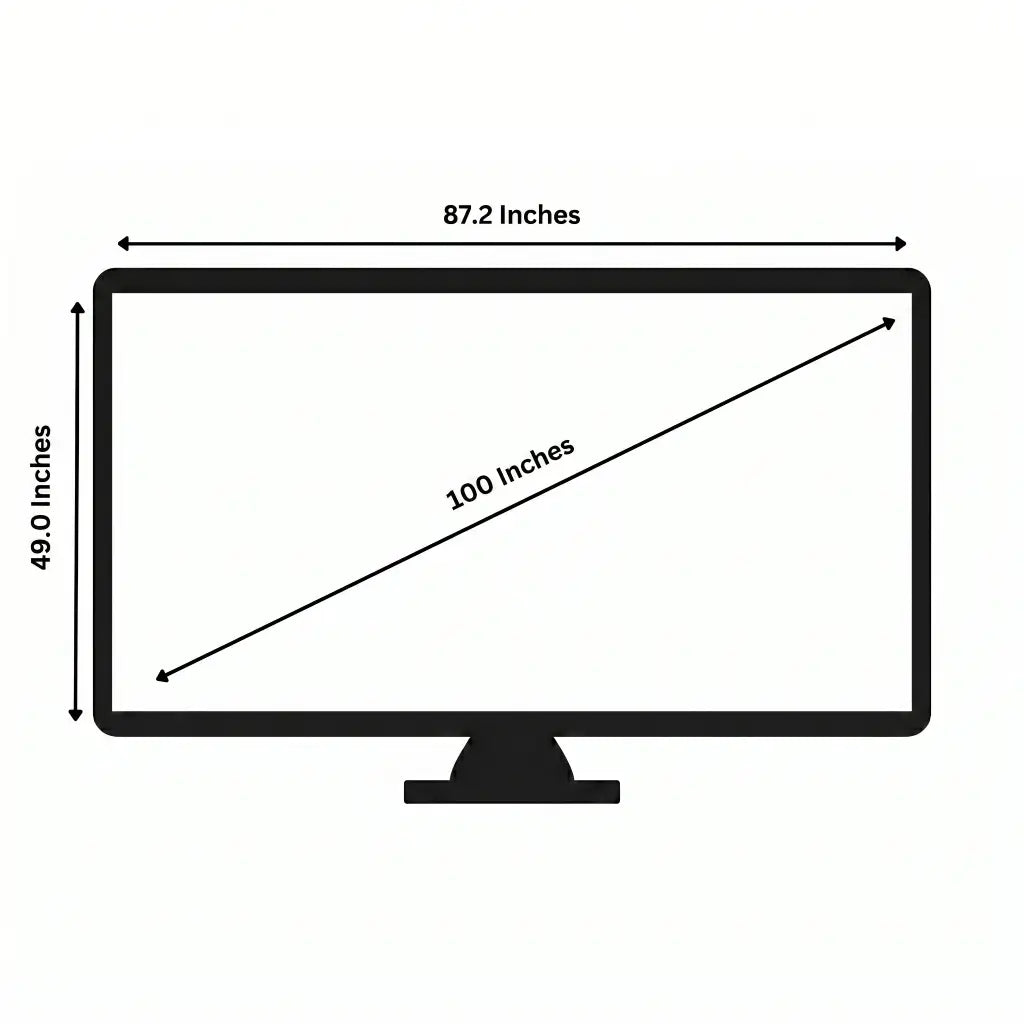 100インチテレビのサイズと横幅の真実！何畳必要か設置基準を徹底検証