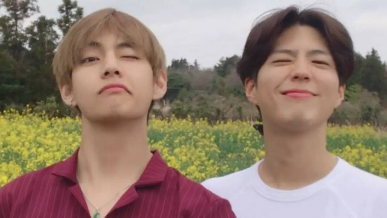 V Và Park Bo Gum