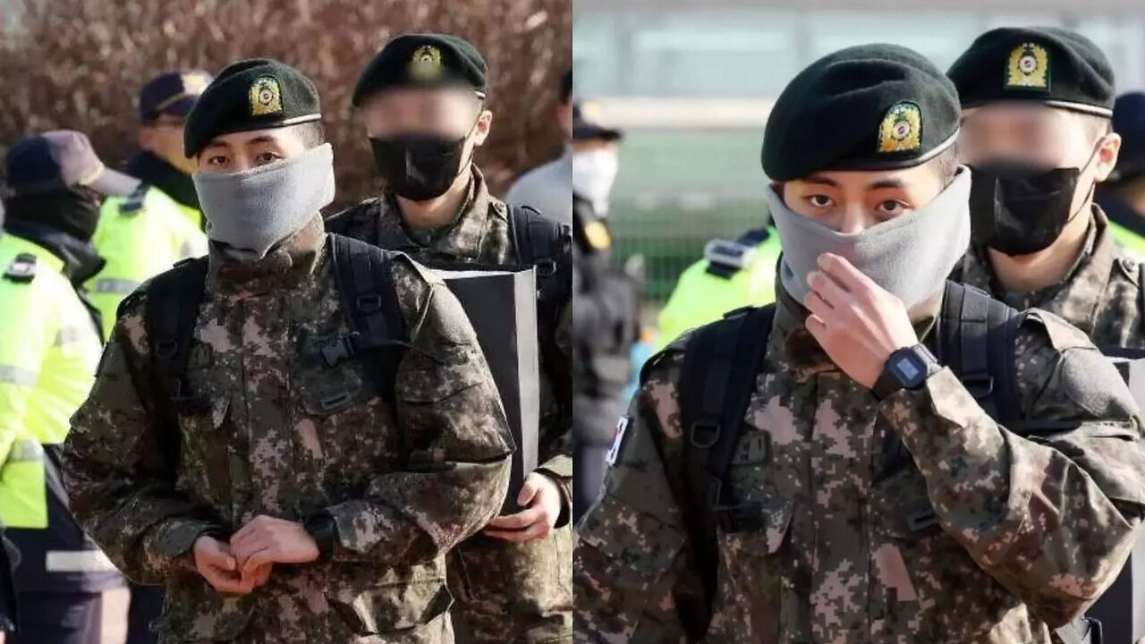 Bts V's New Photo from Military Training Has Gone Viral.