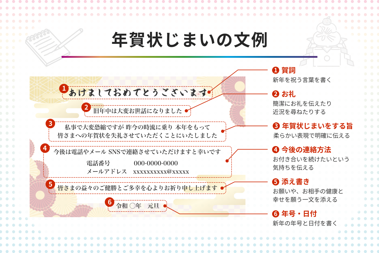 70代の年賀状じまい文例集！失礼にならない理由と相手別マナー