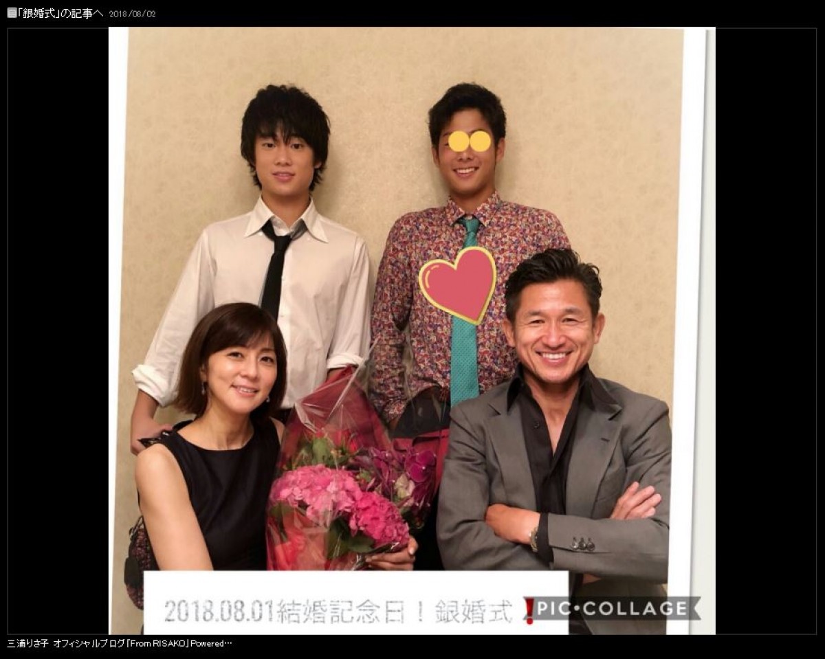 三浦知良の妻・三浦りさ子の現在！別居の真相と息子たちの活躍に迫る