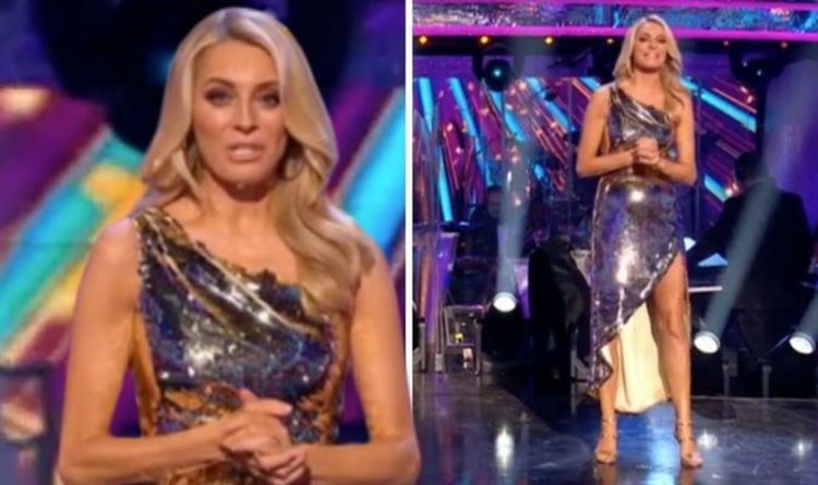 Tess Daly Dress Tonight on Strictly