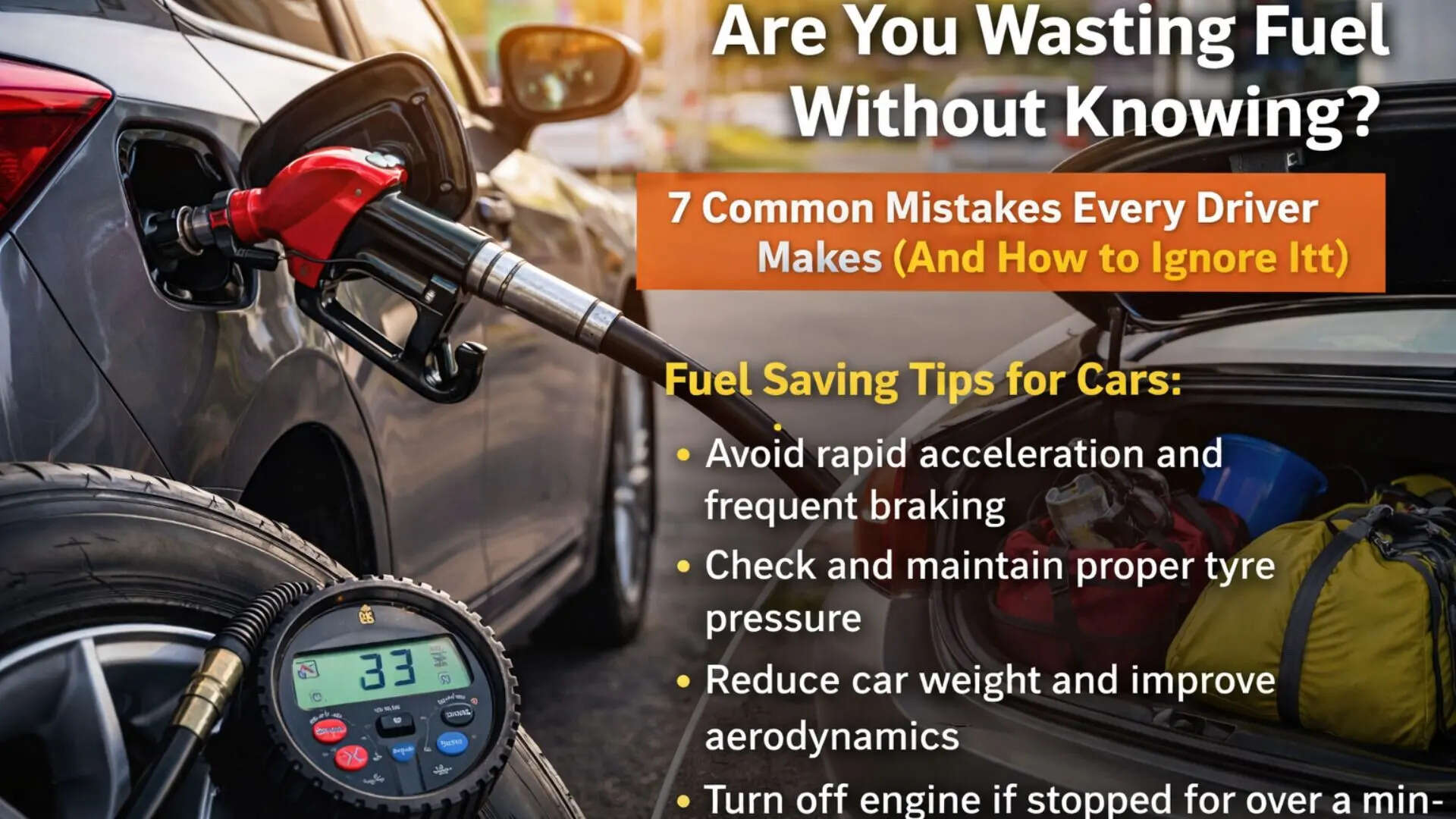 How Can U Avoid Wasting Fuel