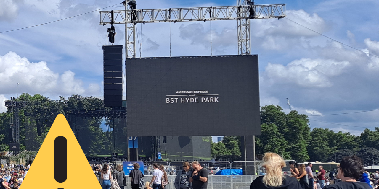 Hyde Park Concert Bag Policy