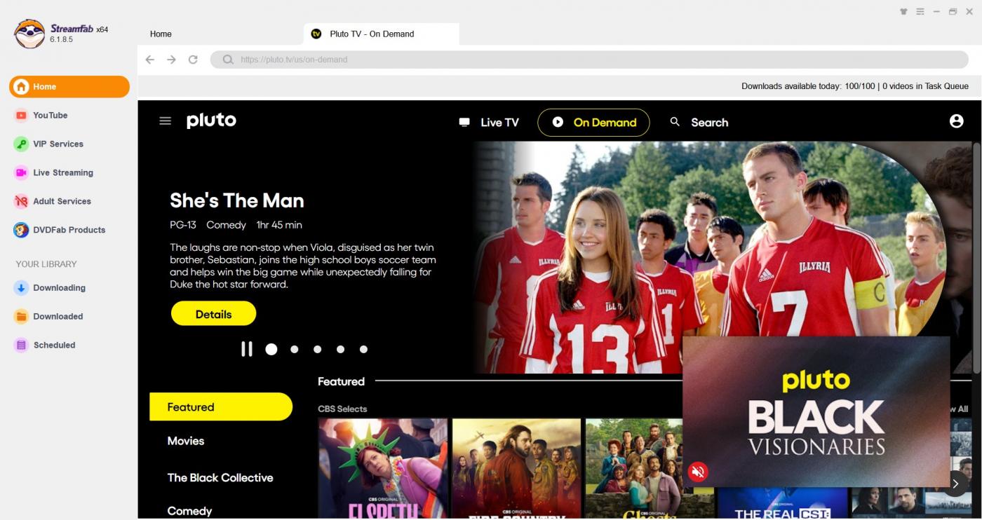Can You Download on Pluto Tv