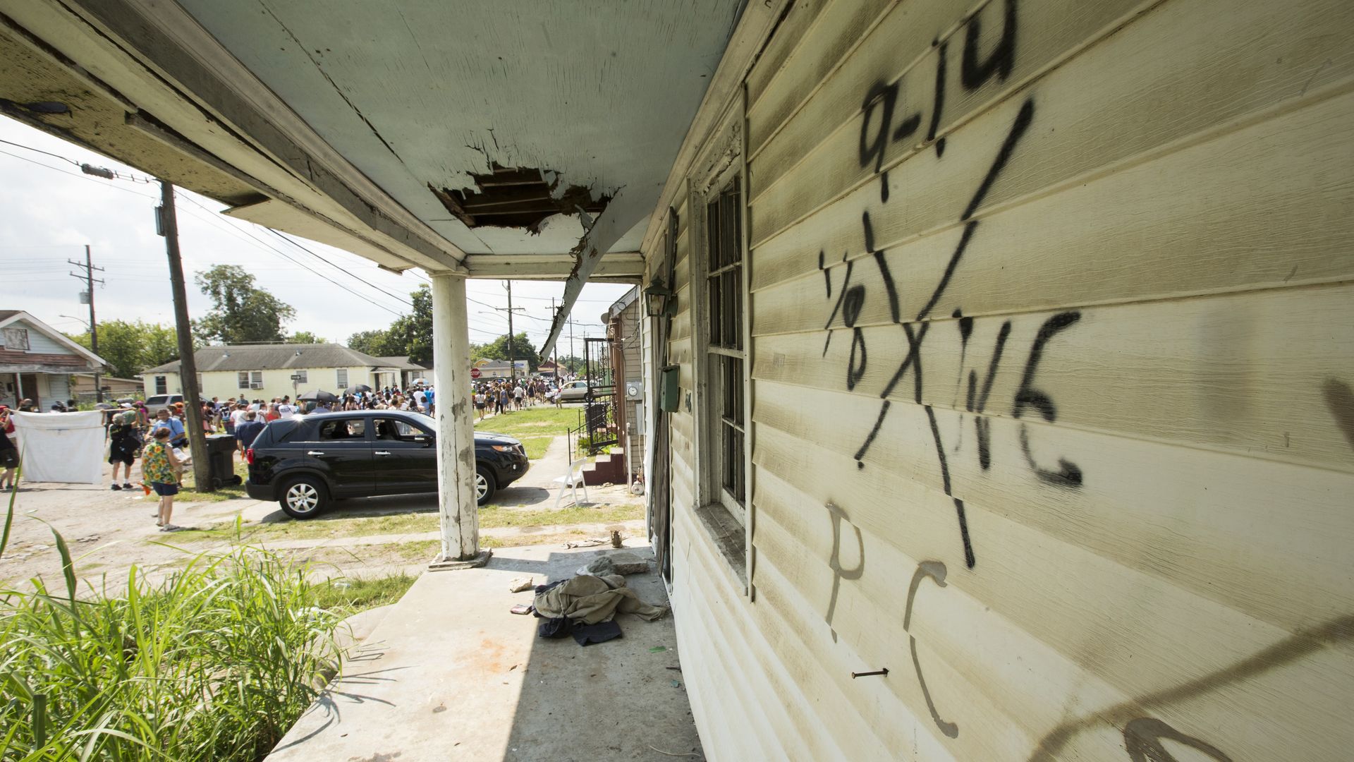 Katrina Markings on Houses