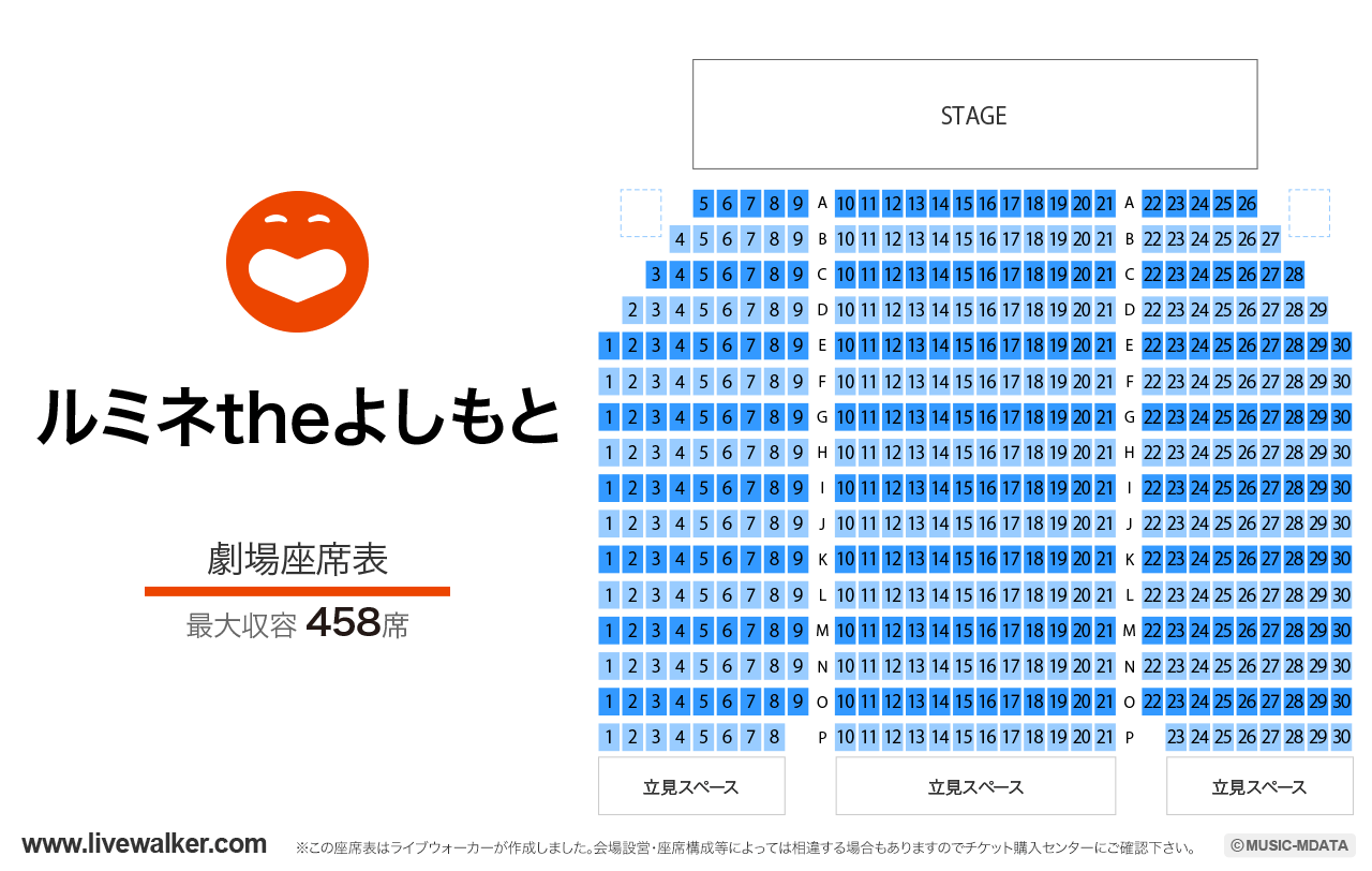 ルミネTheよしもと座席の見え方完全解説！神席と失敗しない選び方
