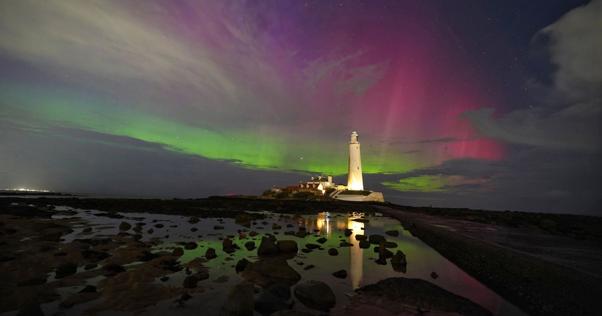 Northern Lights in Uk Last Night