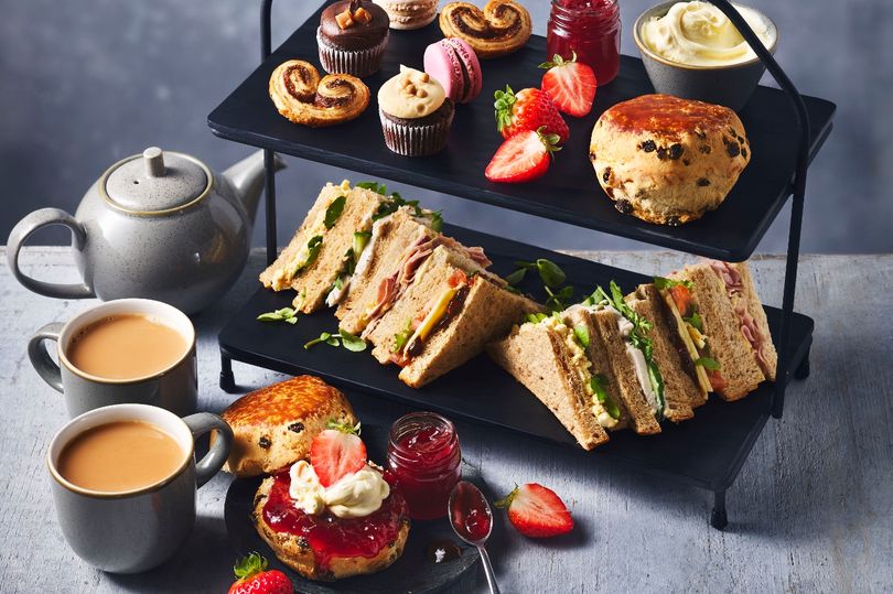 Afternoon Tea Marks and Spencer Cafe