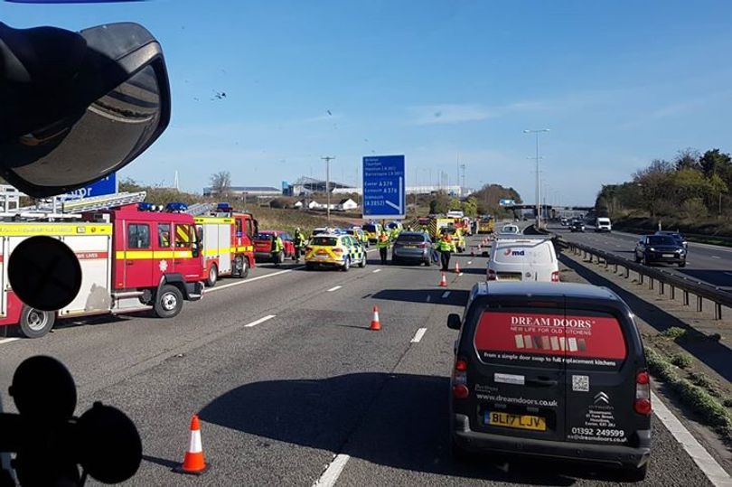 Emergency Services Responded After a Bus Crashed on the M5