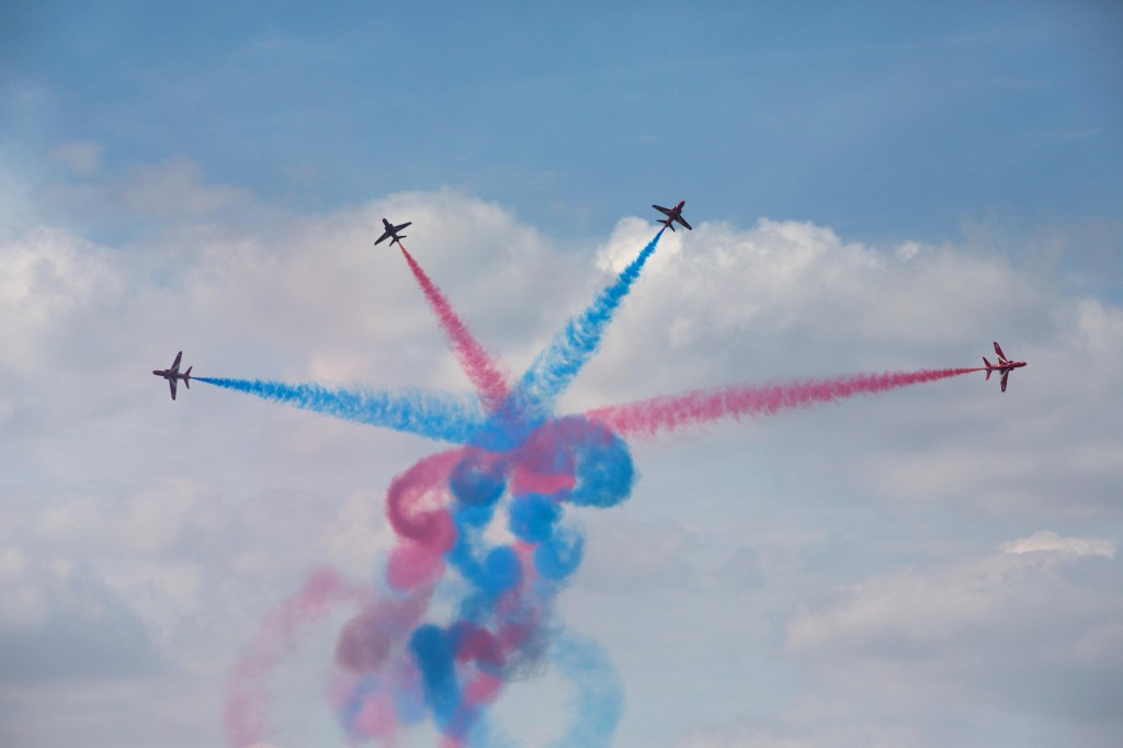 Red Arrows Flight Path Tomorrow Timetable