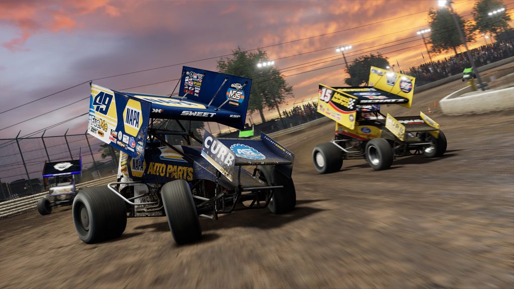 Dirt Track Racing Sprint Cars Game