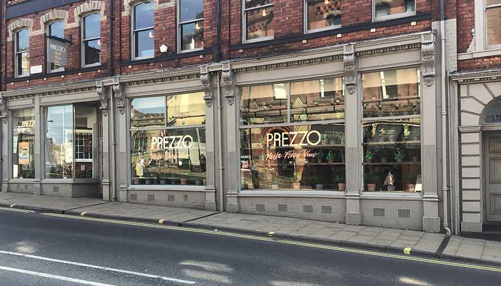 Prezzo Italian Restaurant York Clifford Street