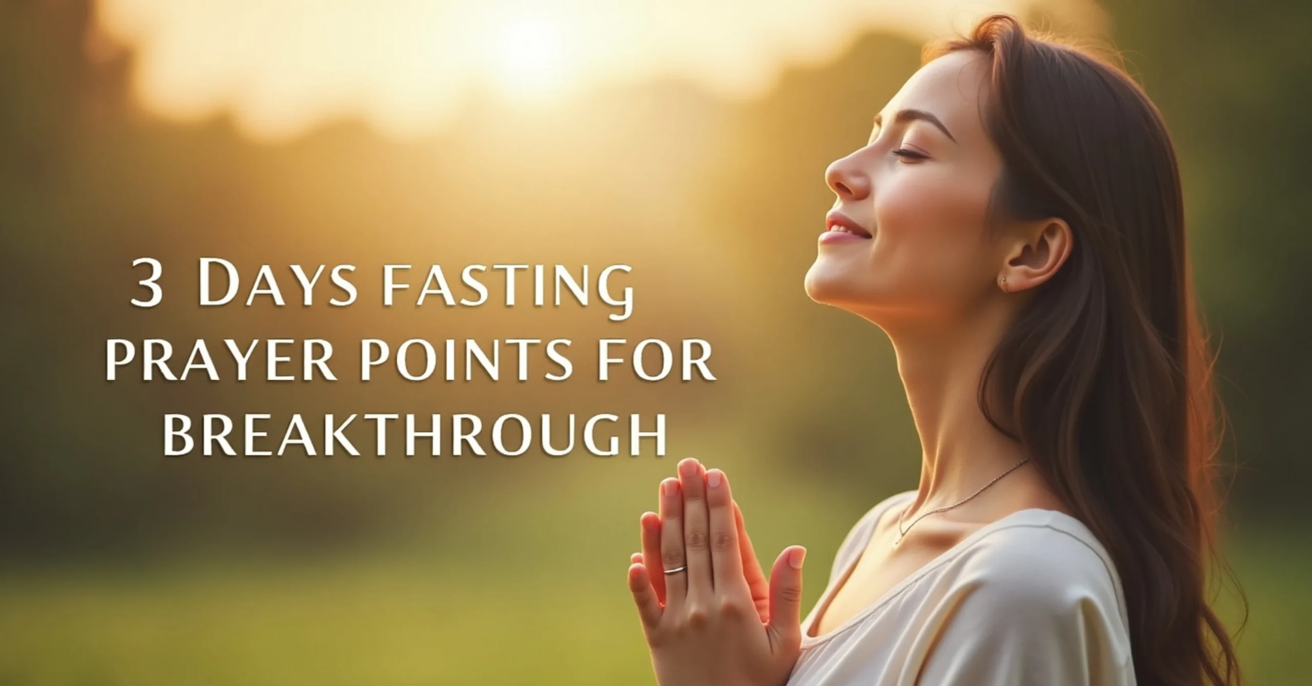 3 Days Fasting and Prayer for Breakthrough