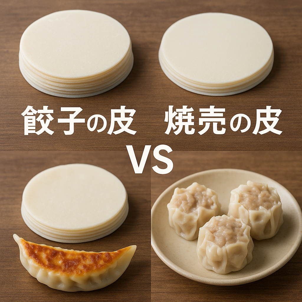 餃子の皮とシュウマイの皮の違い徹底比較！代用の落とし穴とプロの解決策