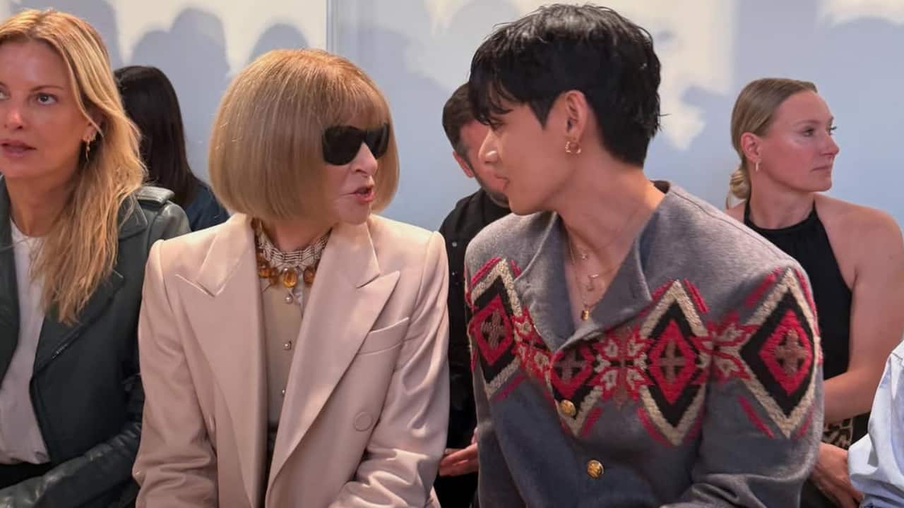V of Bts in Paris