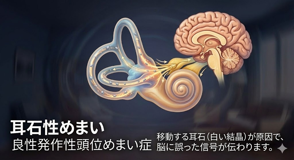 朝、突然のめまいに襲われたら？自宅でできる「耳石」の正しい戻し方とやってはいけないNg対処法【2026年最新】