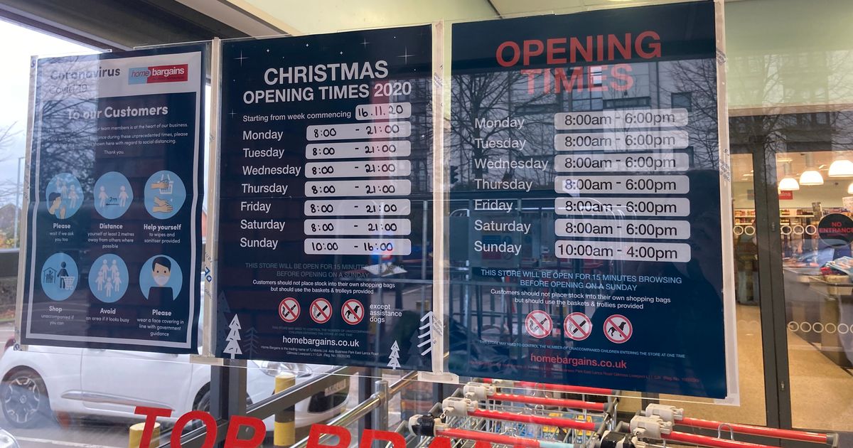 Home Bargains Opening Times Christmas Eve