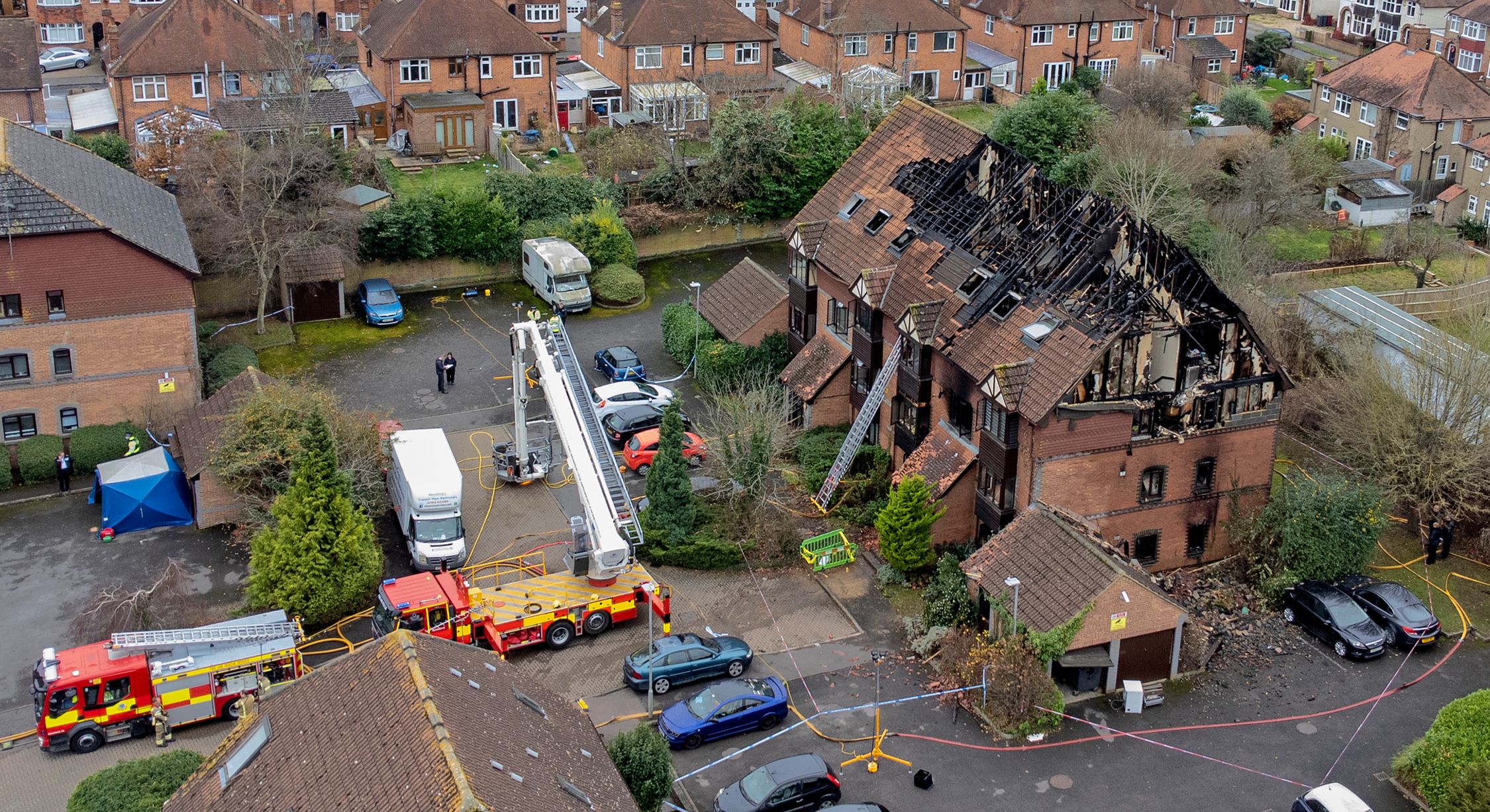 Fire in Reading Today