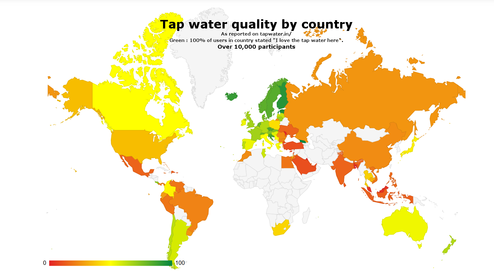 Which Country Has the Best Tap Water