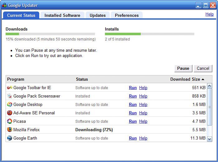 Googleupdater Is an App Downloaded from the Internet