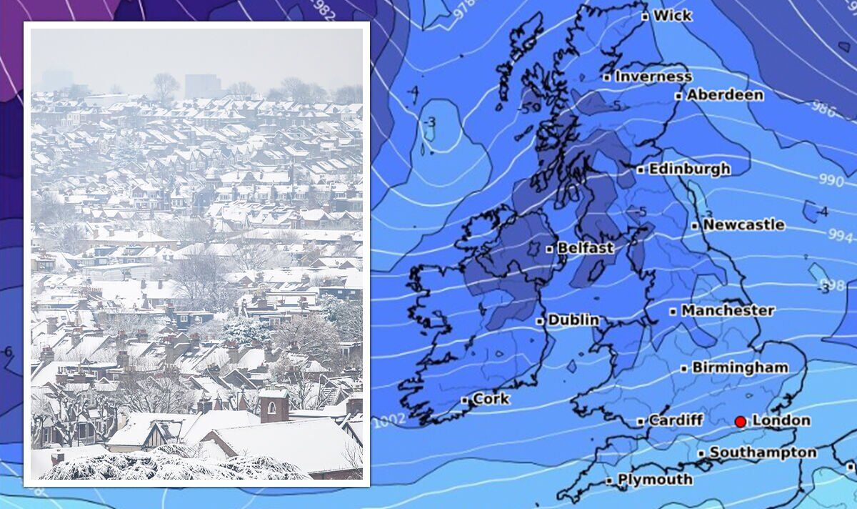 Uk Weather Maps Suggest Snow and Freezing Temperatures After Christmas