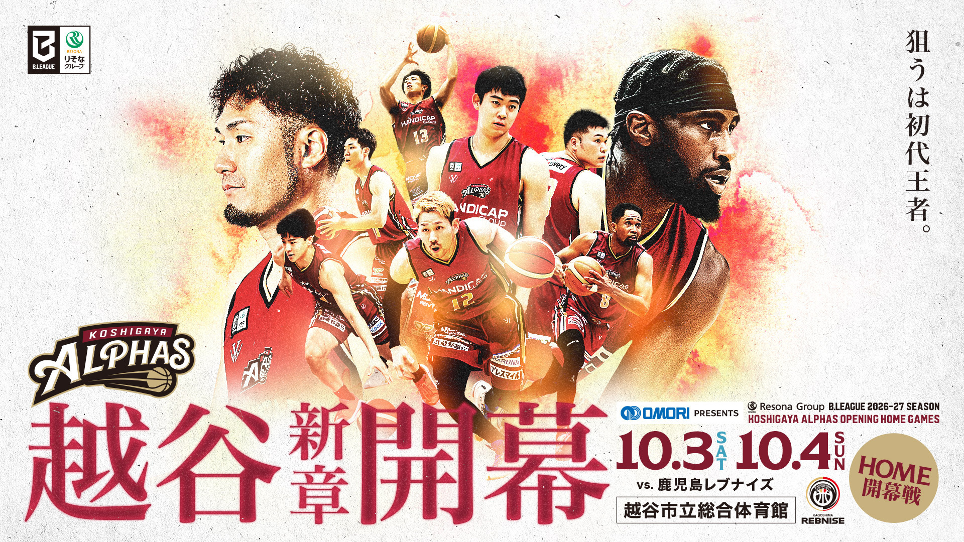 越谷アルファーズ2026最新全貌！新アリーナ計画とロスターの真実