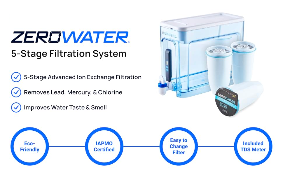 What Does Zero Water Filter Out