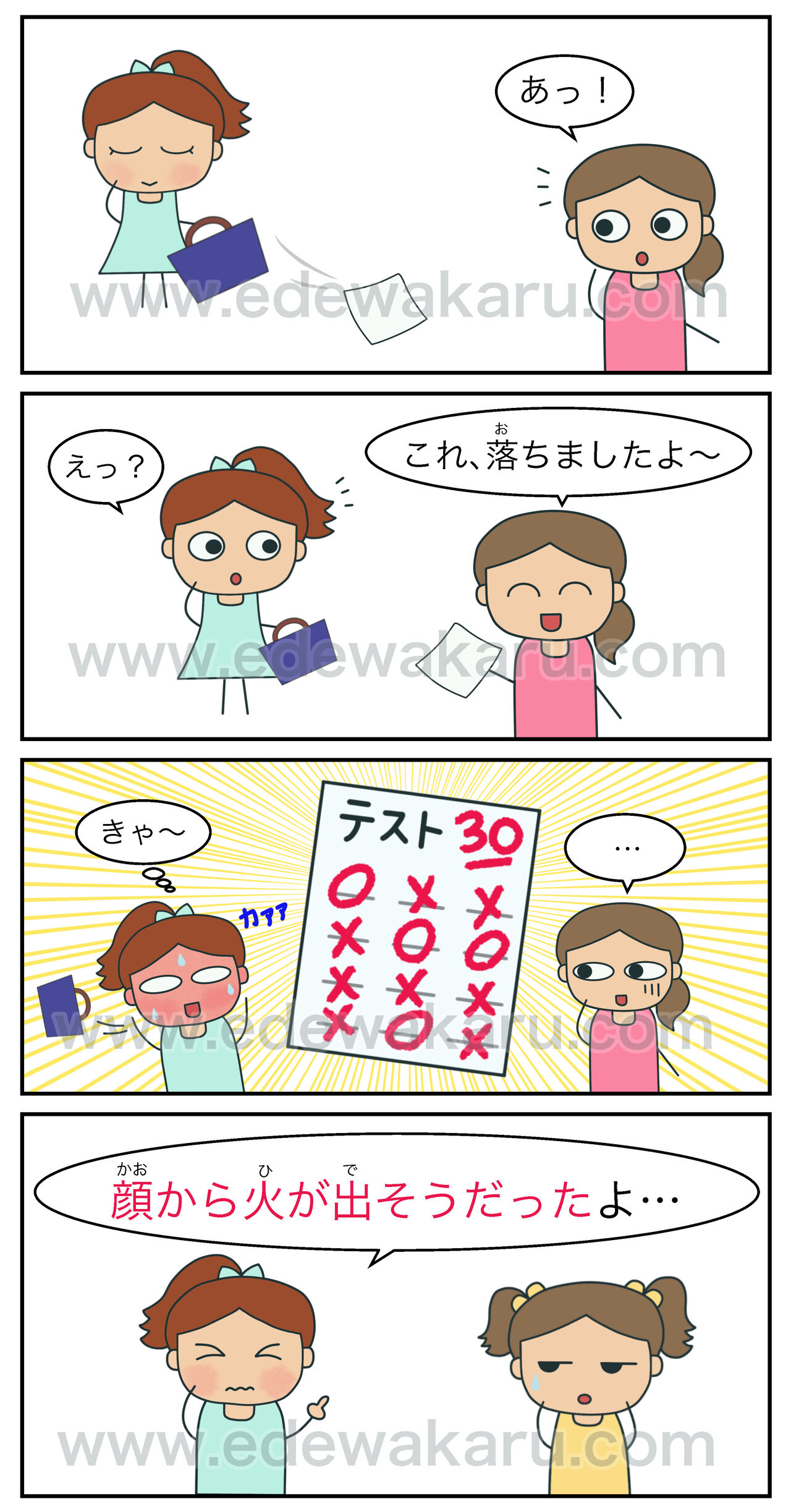 顔から火が出るの正しい意味と語源｜恥ずかしさの極致を表す由来と類語