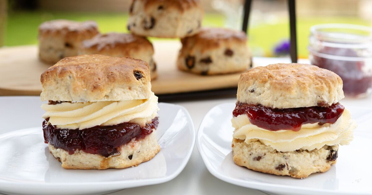 Cream or Jam First on Scone