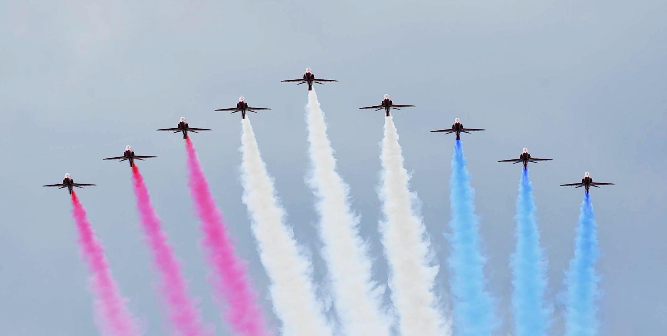 Red Arrows Flight Path Today 2026
