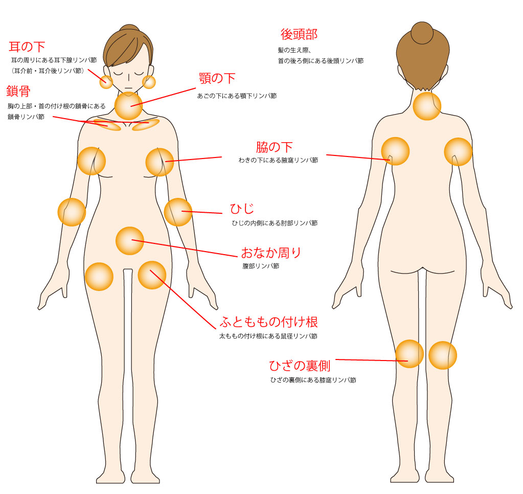 首や脇のしこりは悪性リンパ腫？現れやすい場所と痛みのない腫れの特徴