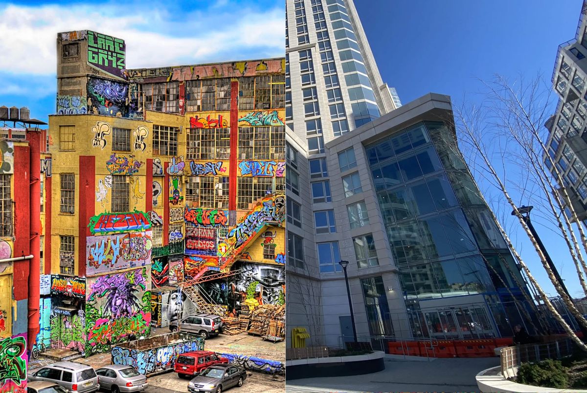 5Pointz Before and After