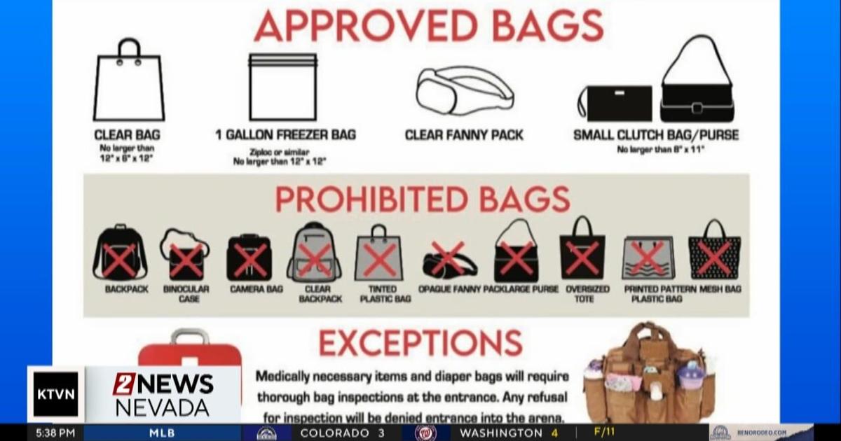 Rodeo Cook off Bag Policy