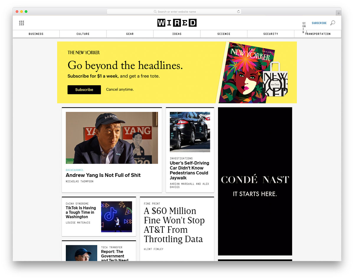 Good Newspaper Websites