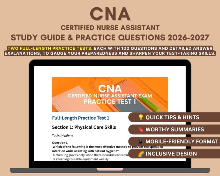 Certified Nursing Assistant Study Guide Free